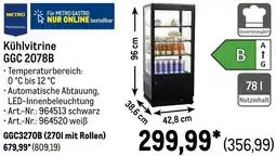 METRO METRO PROFESSIONAL Kühlvitrine GGC 2078B Angebot