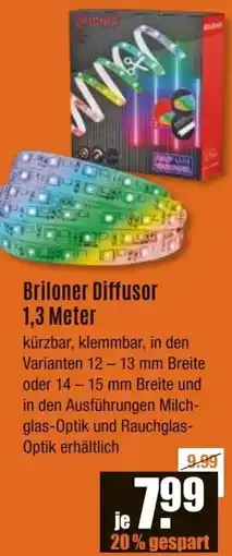 V Baumarkt Briloner Diffusor 1,3 Meter Angebot