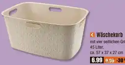 V Baumarkt CURVER Wäschekorb Angebot