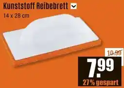 V Baumarkt Kunststoff Reibebrett Angebot