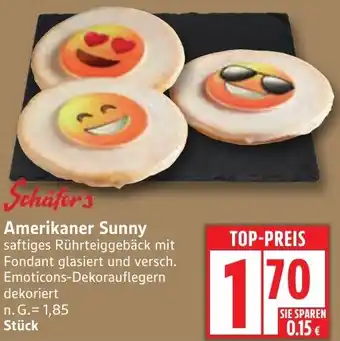Edeka Schäfer's Amerikaner Sunny Angebot