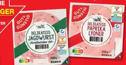 Edeka GUT&GÜNSTIG Delikatess-Frischwurst-Aufschnitt Angebot