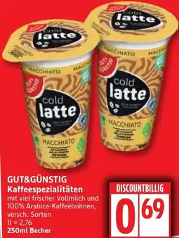 Edeka GUT&GÜNSTIG Kaffeespezialitäten Angebot