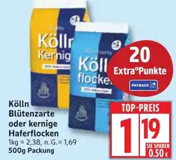Edeka Kölln Blütenzarte oder kernige Haferflocken Angebot