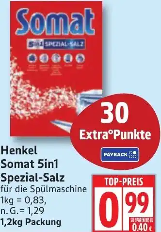 Edeka Henkel Somat 5in1 Spezial-Salz Angebot