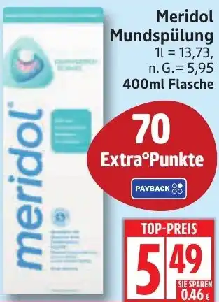 Edeka Meridol Mundspülung Angebot