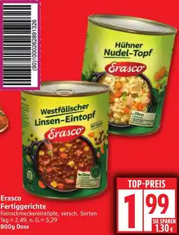 Edeka Erasco Fertiggerichte Angebot
