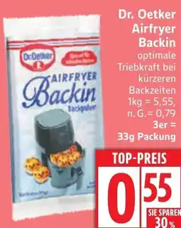 Edeka Dr. Oetker Airfryer Backin Angebot