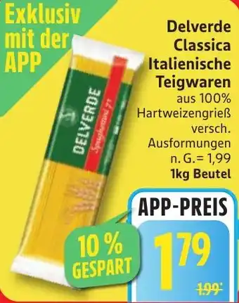 Edeka Delverde Classica Italienische Teigwaren Angebot