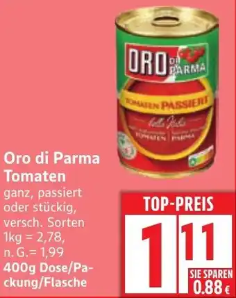 Edeka Oro di Parma Tomaten Angebot