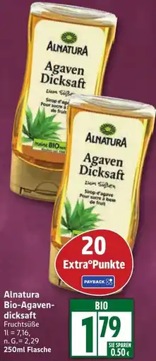 Edeka Alnatura Bio-Agavendicksaft Angebot