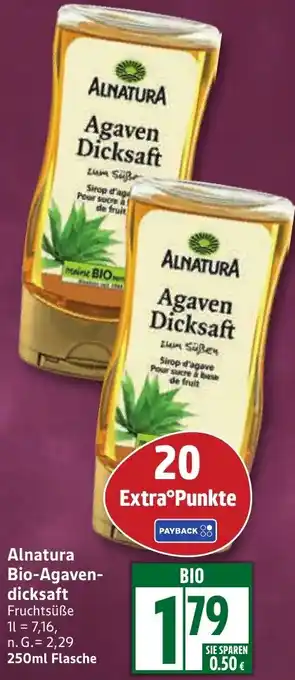 Edeka Alnatura Bio-Agavendicksaft Angebot