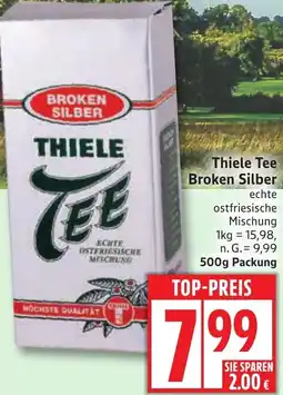 Edeka Thiele Tee Broken Silber Angebot