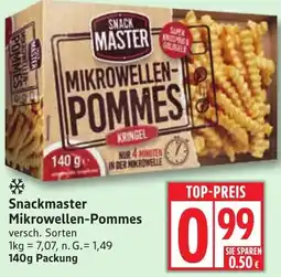 Edeka Snackmaster Mikrowellen-Pommes Angebot