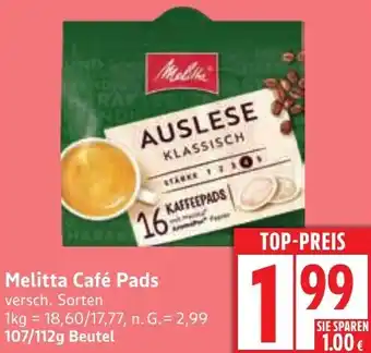 Edeka Melitta Café Pads Angebot