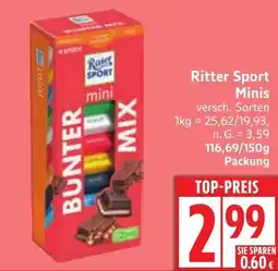 Edeka Ritter Sport Minis Angebot