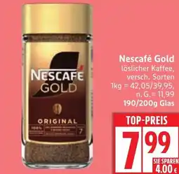Edeka Nescafé Gold Angebot