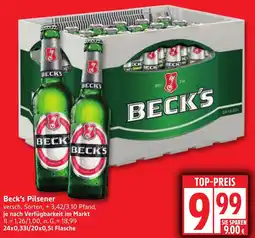 Edeka Beck's Pilsener Angebot