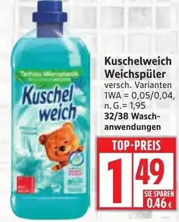 Edeka Kuschelweich Weichspüler Angebot