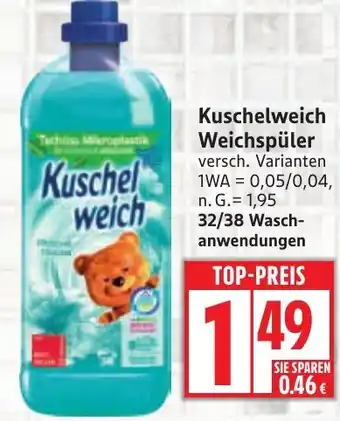 Edeka Kuschelweich Weichspüler Angebot