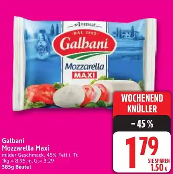 Edeka Galbani Mozzarella Maxi Angebot