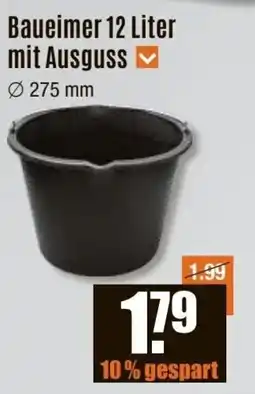 V Baumarkt Baueimer mit Ausguss Angebot