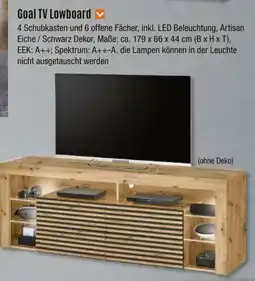 V Baumarkt Goal TV Lowboard Angebot