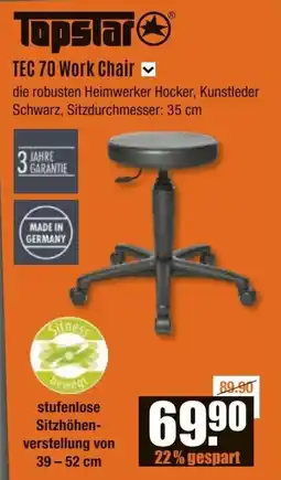 V Baumarkt Topstar TEC 70 Work Chair Angebot