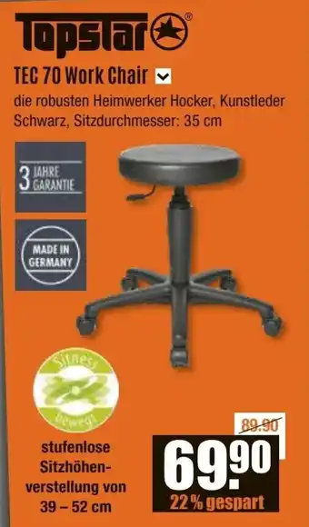 V Baumarkt Topstar TEC 70 Work Chair Angebot