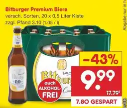 Netto Marken-Discount Bitburger Premium Biere Angebot