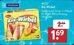 Aldi Süd Mucci Eis-Wirbel Angebot