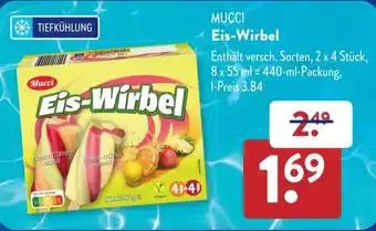 Aldi Süd Mucci Eis-Wirbel Angebot