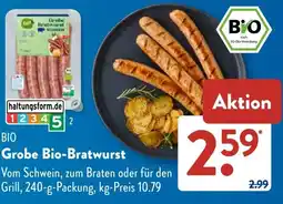Aldi Süd BIO Grobe Bio-Bratwurst Angebot