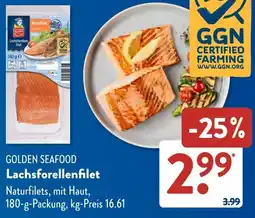 Aldi Süd GOLDEN SEAFOOD Lachsforellenfilet Angebot