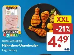 Aldi Süd MEINE METZGEREI Hähnchen-Unterkeulen Angebot