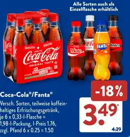 Aldi Süd Coca-Cola/Fanta Angebot