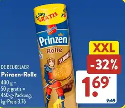 Aldi Süd DE BEUKELAER Prinzen-Rolle Angebot