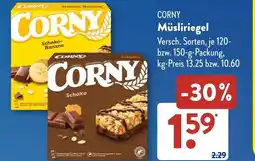 Aldi Süd CORNY Müsliriegel Angebot