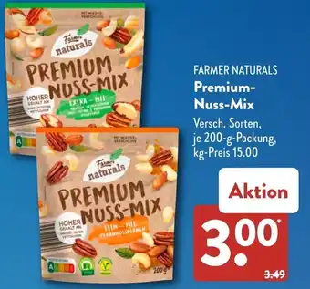 Aldi Süd FARMER NATURALS Premium- Nuss-Mix Angebot