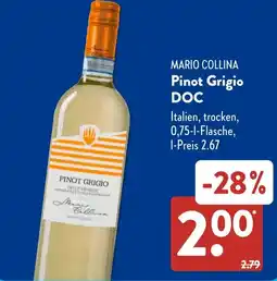 Aldi Süd MARIO COLLINA Pinot Grigio DOC Angebot