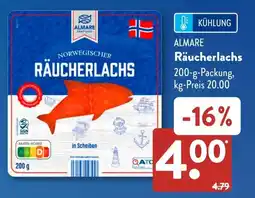 Aldi Süd ALMARE Räucherlachs Angebot