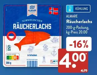 Aldi Süd ALMARE Räucherlachs Angebot