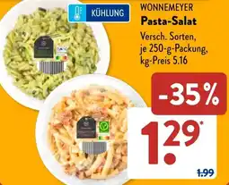 Aldi Süd WONNEMEYER Pasta-Salat Angebot