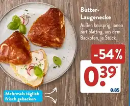 Aldi Süd Butter- Laugenecke Angebot