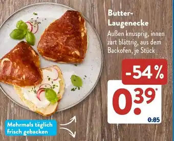 Aldi Süd Butter- Laugenecke Angebot