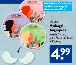 Aldi Süd LACURA Hydrogel- Augenpads Angebot