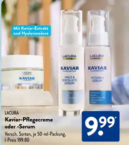 Aldi Süd LACURA Kaviar-Pflegecreme oder -Serum Angebot