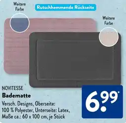 Aldi Süd NOVITESSE Badematte Angebot