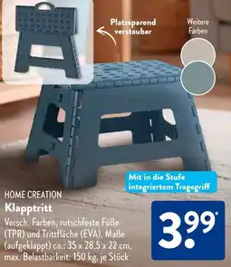 Aldi Süd HOME CREATION Klapptritt Angebot