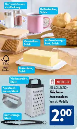 Aldi Süd JES COLLECTION Küchen- Accessoires Angebot